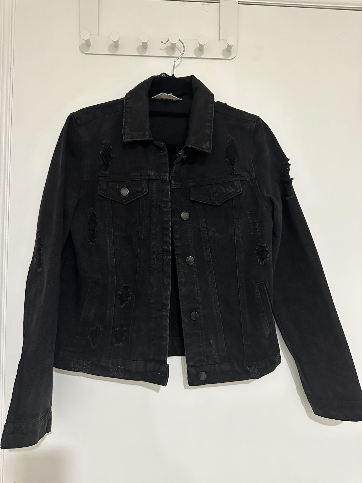 Ci Sono Black Denim Jacket