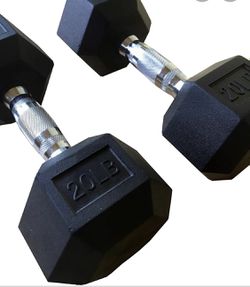 Pair of 20 lb dumbbells new