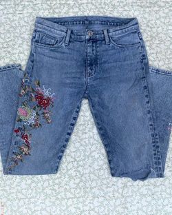 embroidered jeans 