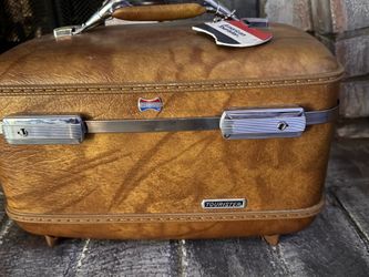 Vintage American Tourister Train Case / Makeup Vanity Bag – Excellent Condition