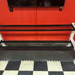 Life Fitness Commercial 2-Tier Dumbbell Rack – 80” Long