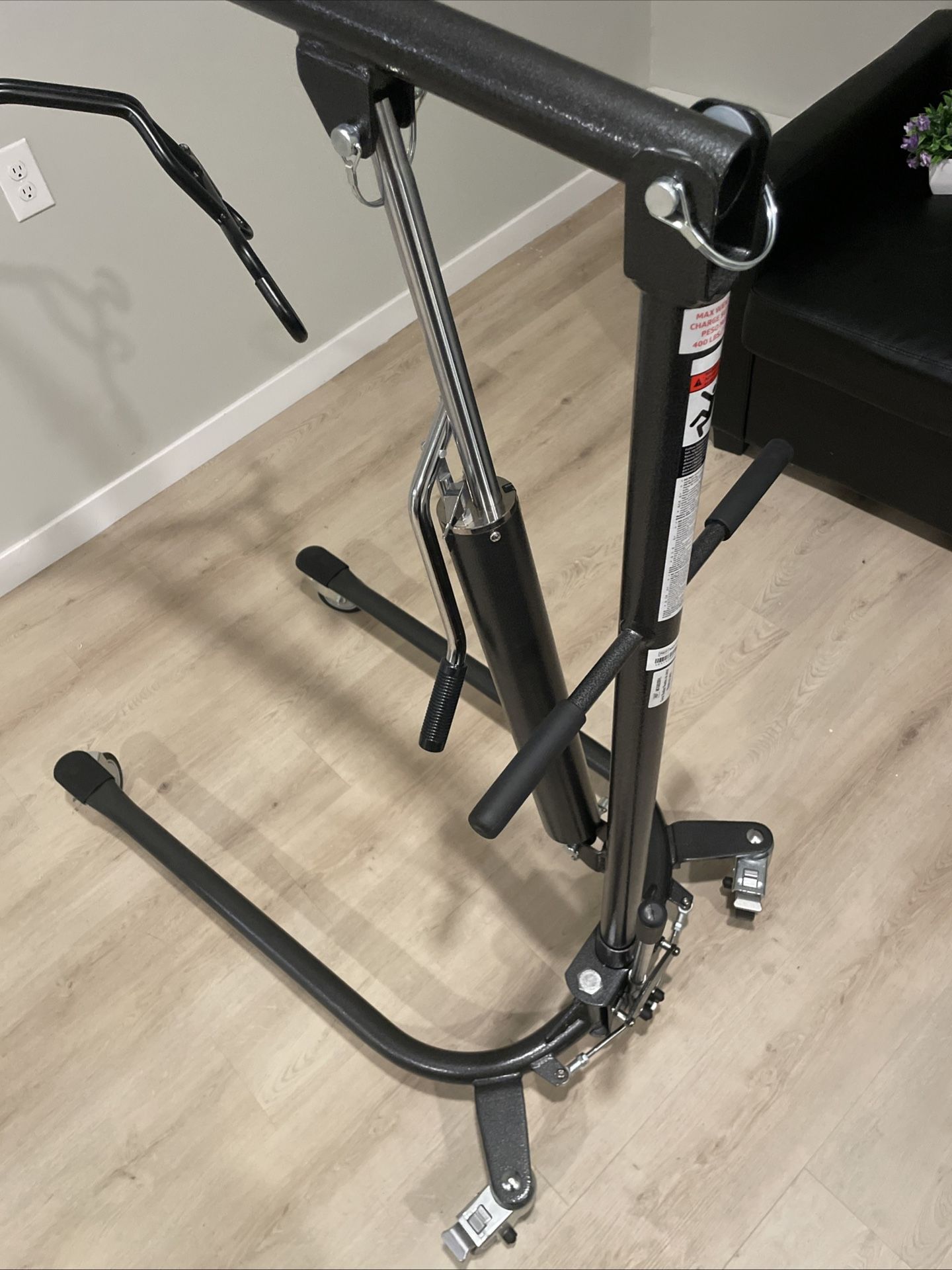 Hoyer Hydraulic Patient Lift with Pump Handle, Patient Assist Lifter, Sit to...