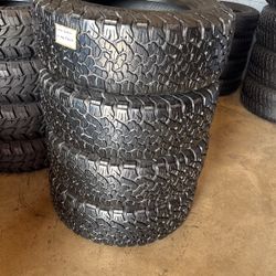 4-used Tires 265/70/R17 Bfgoodrich KO2 For 350.00 Installed. Free Mount And High Speed Balance Included.