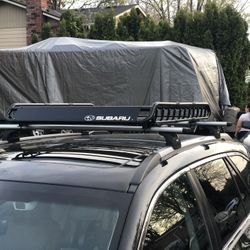 Roof Rack Cargo Basket W/Mounts For Any Crossbars 