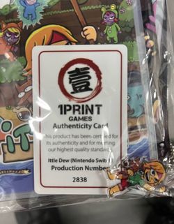 Ittle Dew 1st Print Games Nintendo Switch NEW
