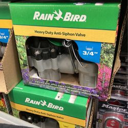 Rain Bird 3/4” Sprinkler Valves. $19 Each 