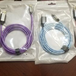 L.E.D  i Phone Charger Cable 