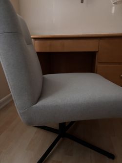Brand new swivel, grey, desk chair