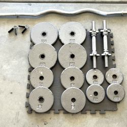 Weights- Curl Bar- Dunmbells