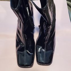 Nine West Patent Leather Boots (Size 9)