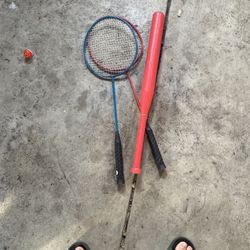 Badminton and wiffleball bat