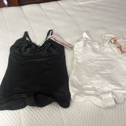 Two new girdles: black size 42C, white size 40C