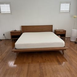 Mid Century Modern Bed CA King Rove Concepts 