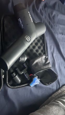 FierX Percussion Massage Gun with Case and Attachments