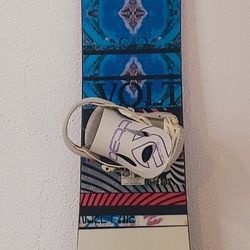 ROME "Reverb"158cm Snowboard + FLUX Bindings