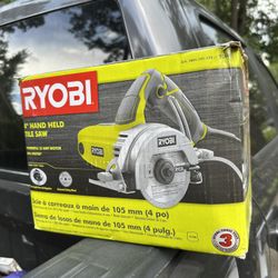 RYOBI 4” HAND HELD TILE SAW