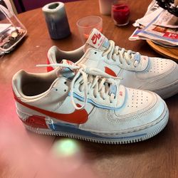 Nike Women’s Air Forcé 1 Shadow SE “team Orange Blue”