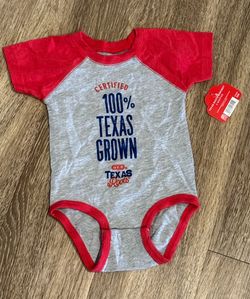 H-E-B Texas Roots Baby Onesie 6 Months