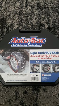 Brand New Self Adjusting tire chains, never been used!