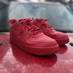 Nike AF1 Low [Triple Red] (USED)