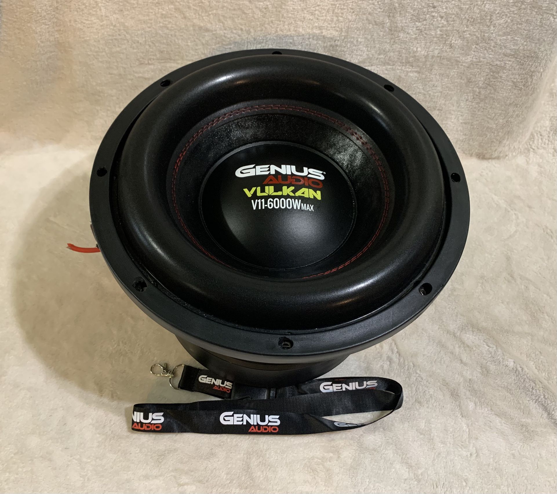 Display Model 12” Genius Audio 6000w Vulkan Xtreme Competition Grade Car Subwoofer