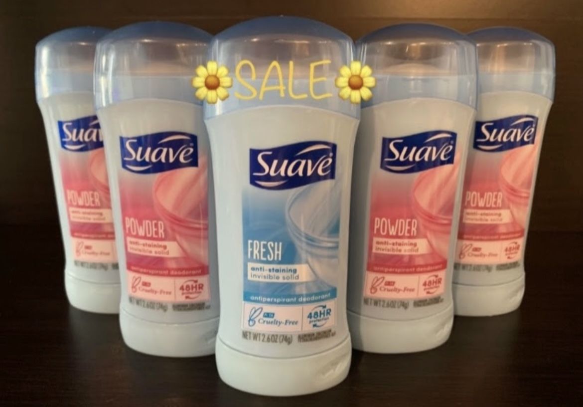 NOW $11.99 ➡️ (PACK OF 4) SUAVE DEODORANTS 