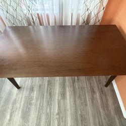 Wooden Dining Table With 7 Chairs