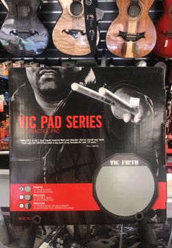 VIC FIRTH. VIC PAD SERIES 12” PRACTICE PAD.