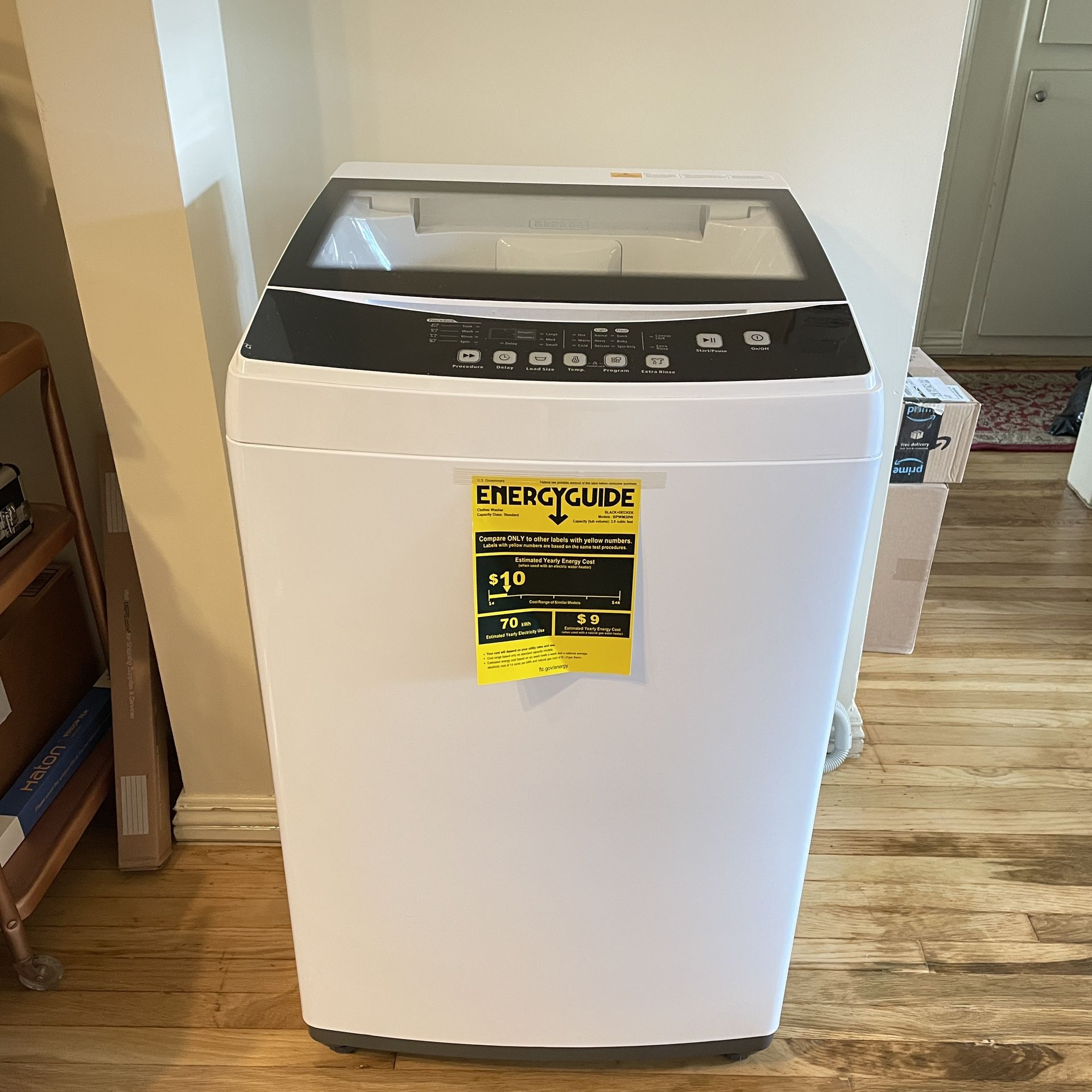 BLACK+DECKER Small Portable Washer Washing Machine 2.0 Cu. Ft.