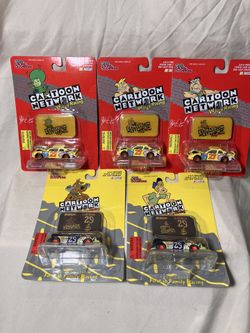 NASCAR Racing Champions Cartoon Network Set 1:64 Die Cast Car 1996 Lot Bundle