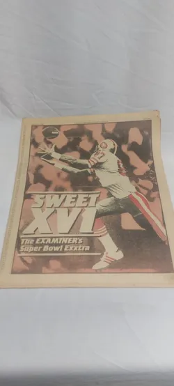 Vintage S.F. Examiner, Section C insert, "SWEET XVI", 1982