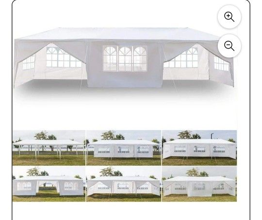 10x30 wedding party tent outdoor canopy teng with 8 side walls white FOR SALE