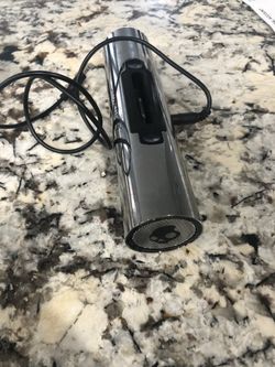 Chrome Skullcandy Pipe Portable Audio Speaker System for IPod & IPhone Untested