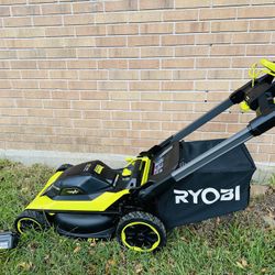 RYOBI 40V HP Brushless 21 in. Cordless  Walk Behind Multi-Blade Self-Propelled Mower w/ Battery