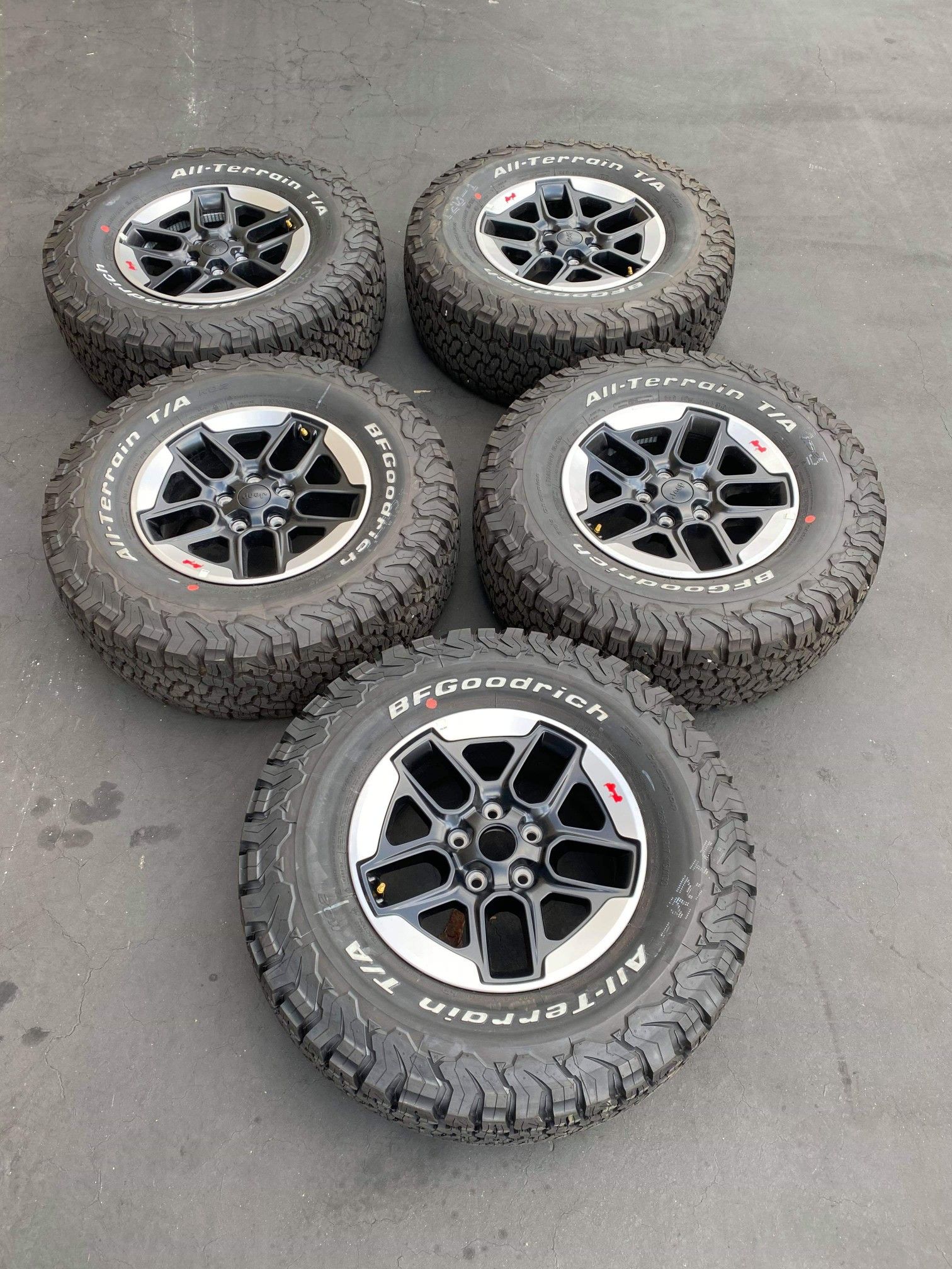 17” Jeep Wrangler Rubicon brand new wheels and tires