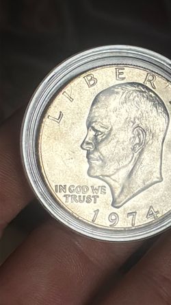 74 p Ike uncirculated dollar gem mint ms