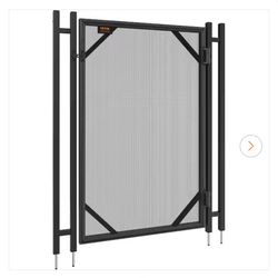 VEVOR Pool Fence Gate, 4 x 2.5 FT Pool Gate for Inground Pools, Pool Safety Fence Gate Kit with Stai
