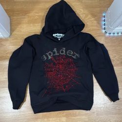 Size Medium Rhinestone Sp5der Hoodie, Completely Brand New 
