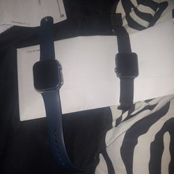 Series 3 And 7 Apple Watches 
