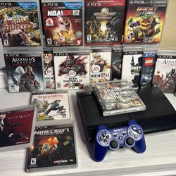 PlayStation 3 Super Slim (2012) Comes with over 18 games