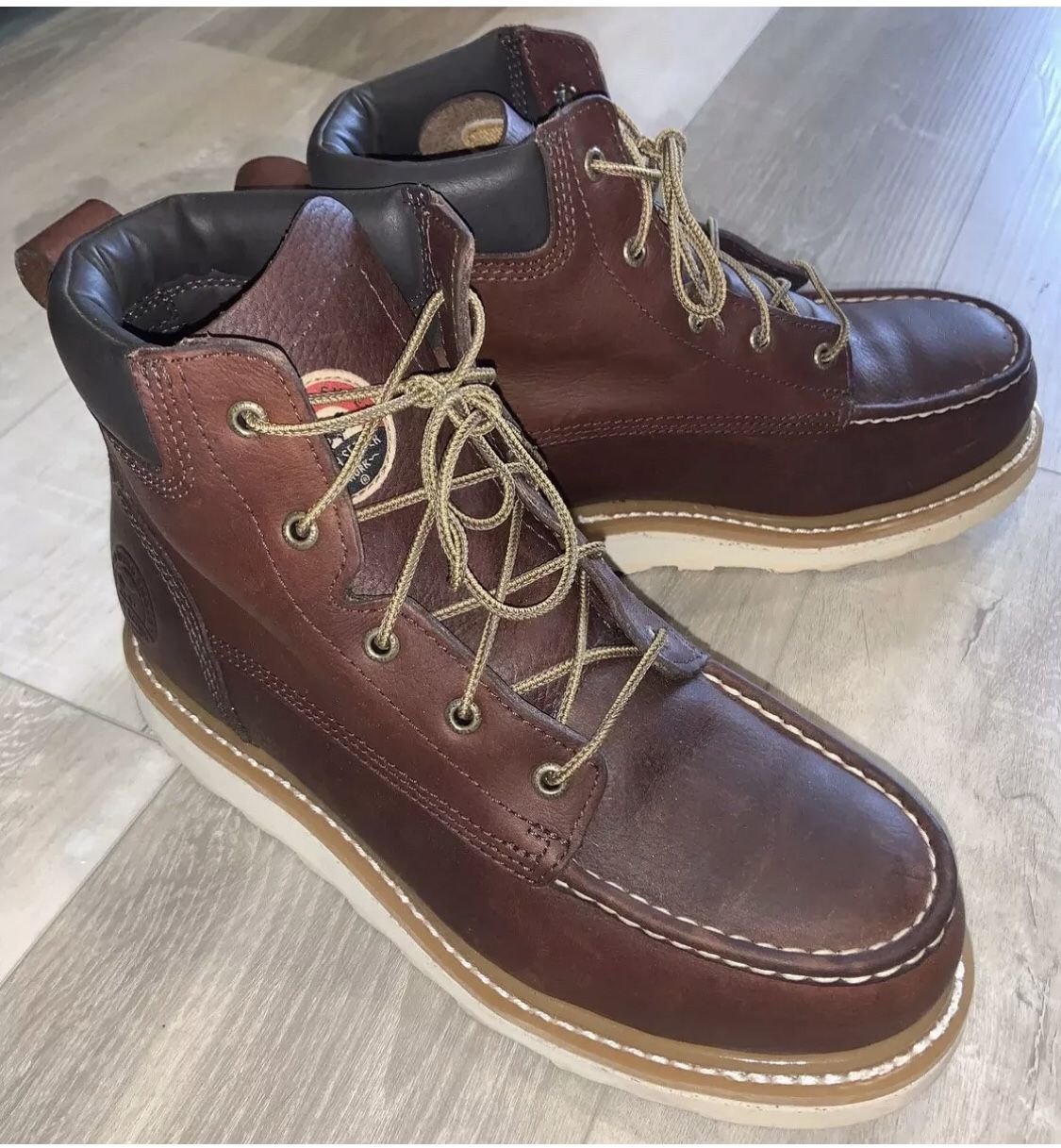 Steele Toe Size 10 Red Wings Irish Setters Boots