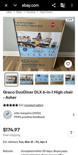 Graco Duodiner Dlx 6 In 1 Highchair Growing Stages