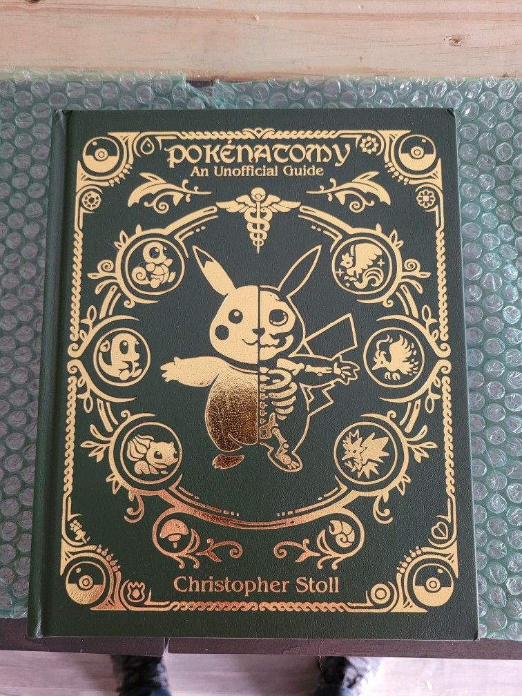 Pokenatomy Unofficial Pokemon Anatomy Guide Book Chris Stoll Leather Bound