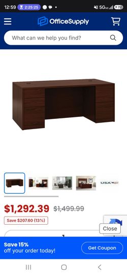 Lightly used desk