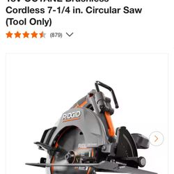 Ridgid octane 7 1/4 circular saw (R8654B)