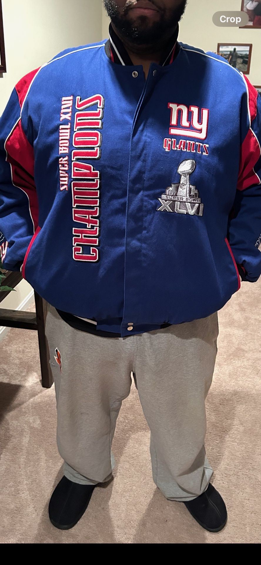 NY GIANTS NFL SUPER BOWL XLVI - (46) JACKET