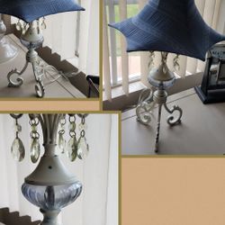 Vintage style off white lamp