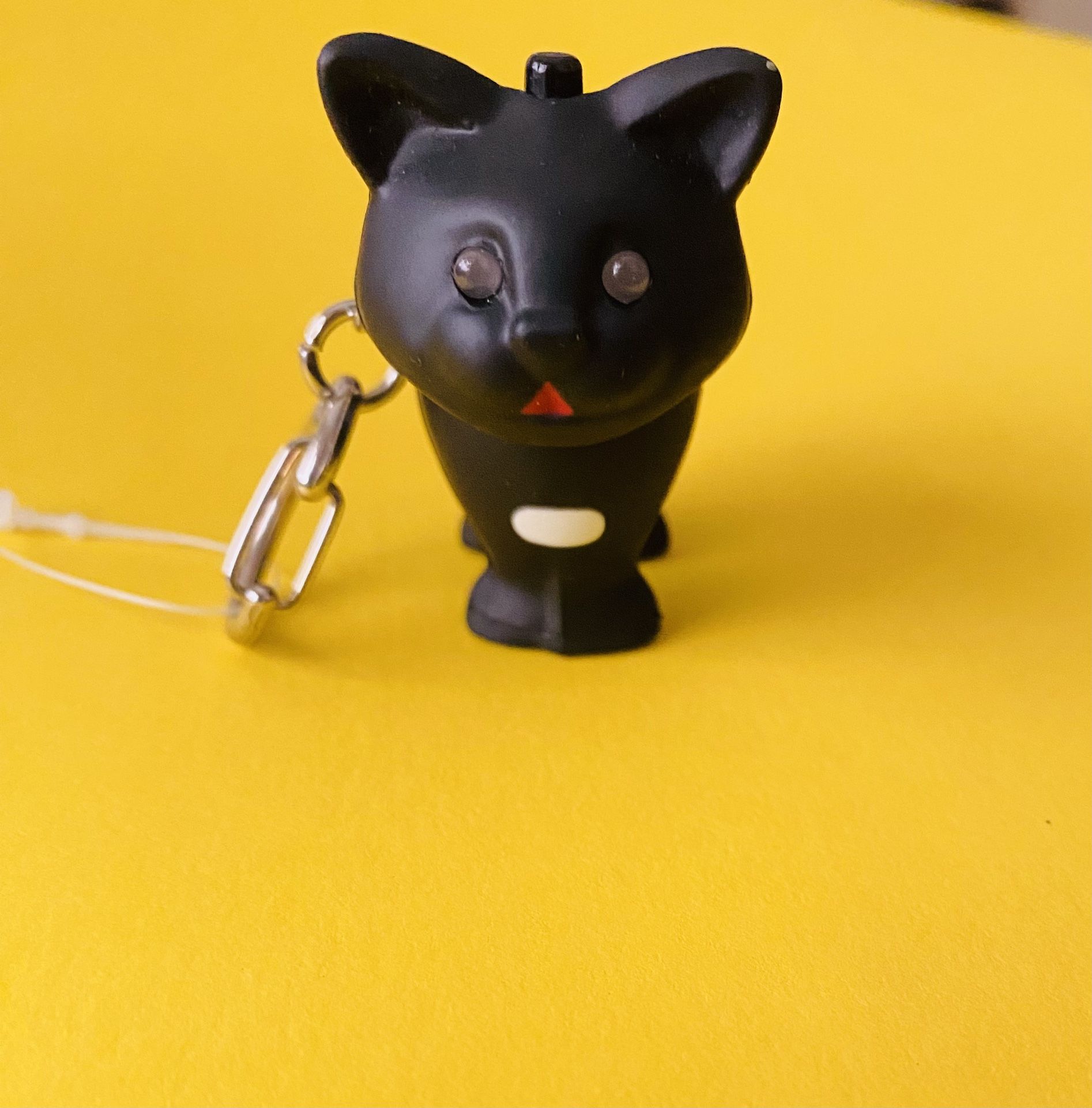 Black Cat Key Ring New 