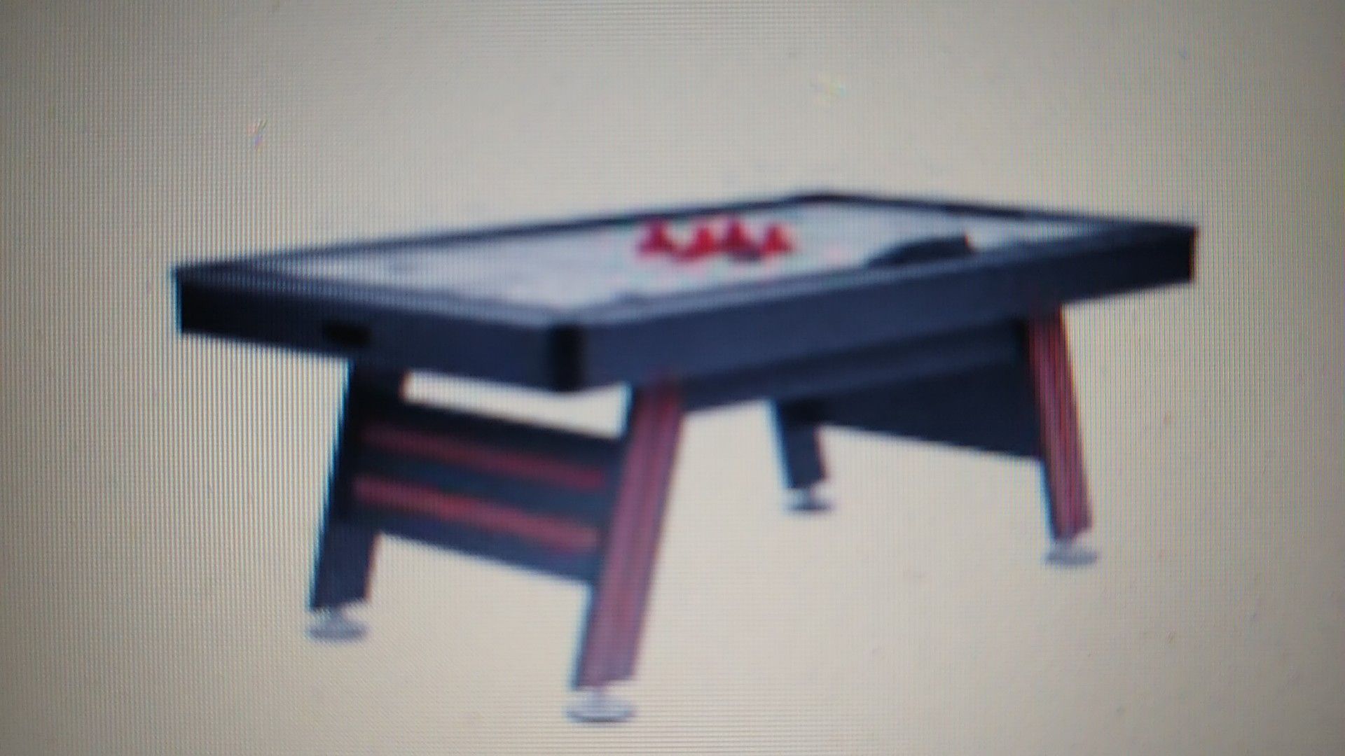 AirZone Air Hockey Table with High End Blower, 84", Red and Black