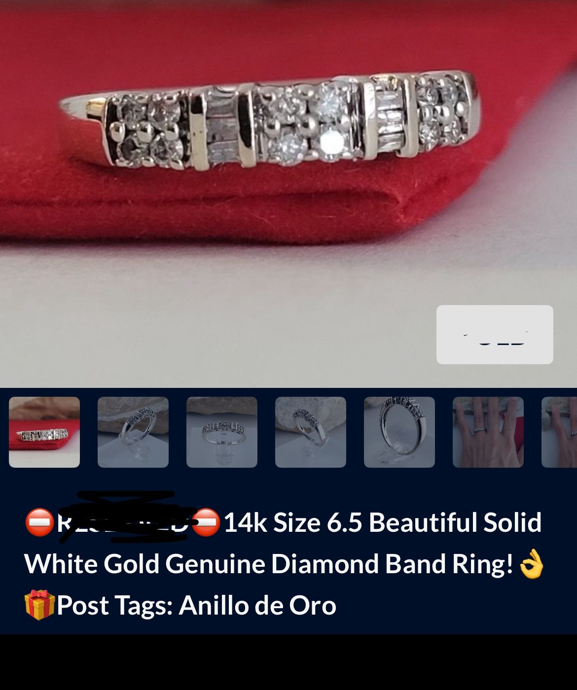 Anillo Muy Bonito Con Diamantes Reales 